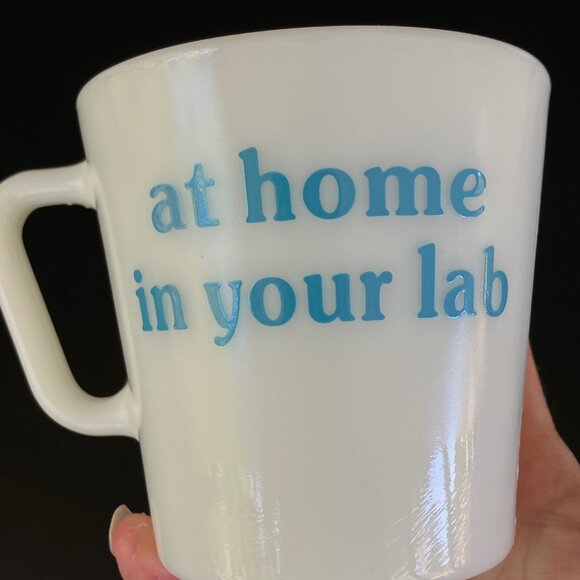 Pyrex Turquoise At Home In Your Lab Pyrex Only From Corning Mug - Picture 11 of 11